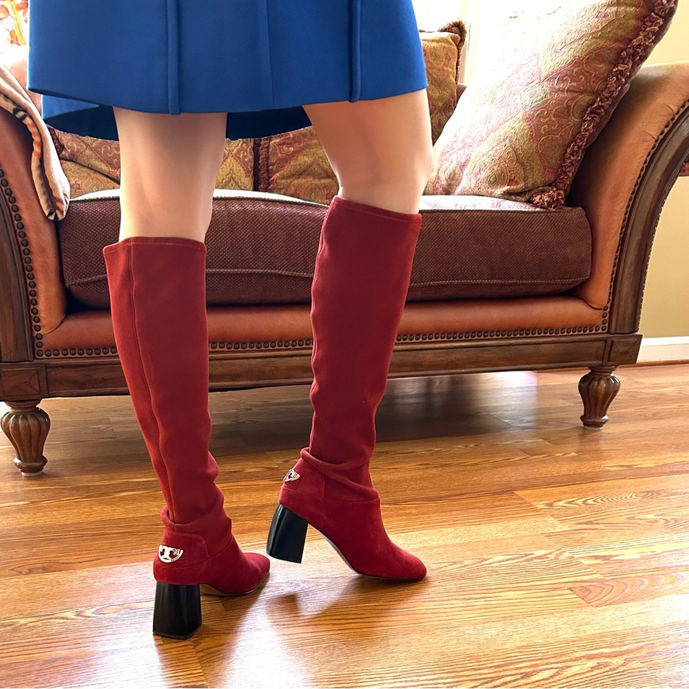 Tory Burch Sidney Suede Boots